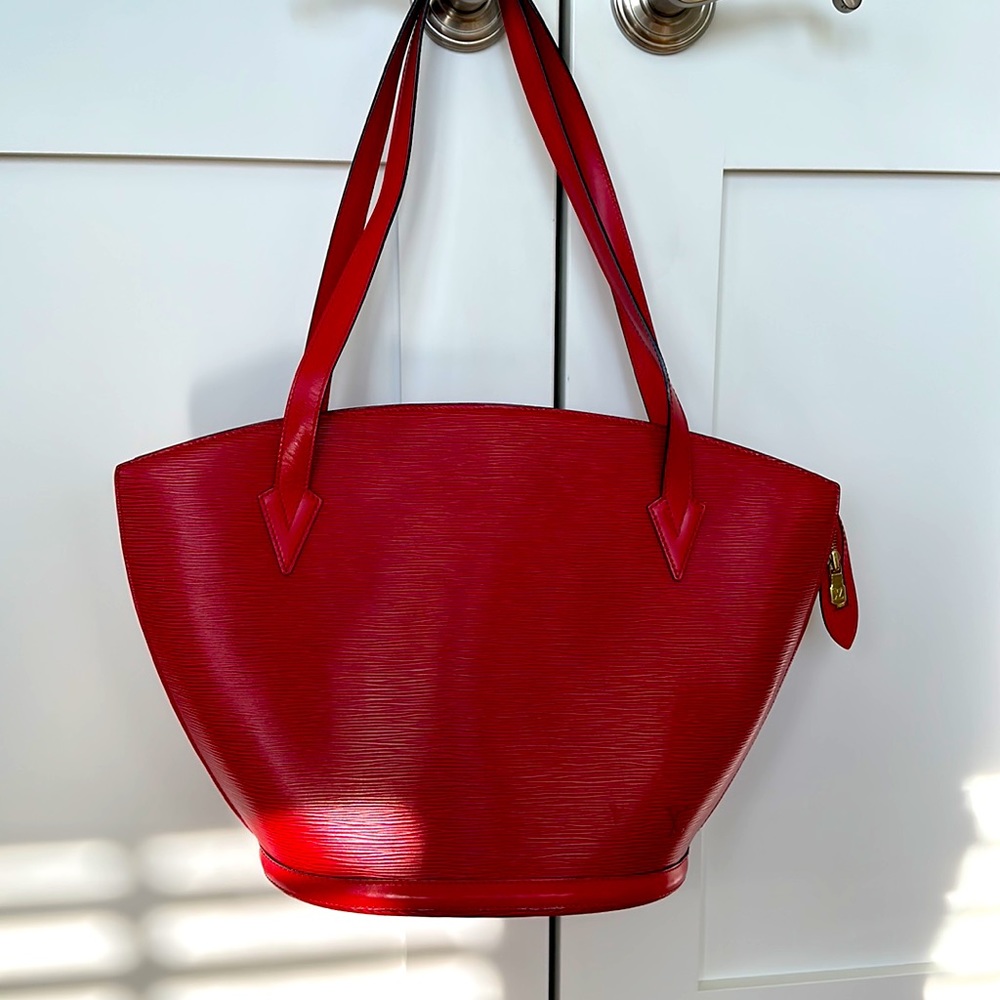 Louis Vuitton St Jacques Epi shoulder GM Bag